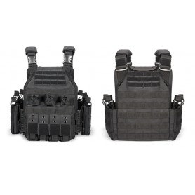 Vestă tactică tip Plate Carrier molle (fără inserție) neagră