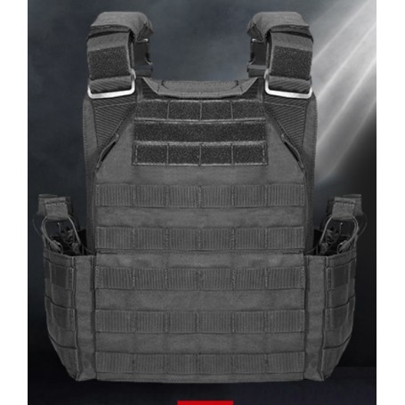Taktická vesta typu nosiče plátů molle (bez vložky) černá