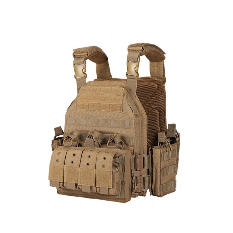 Тактичний жилет типу Plate Carrier molle (без вставки) хакі