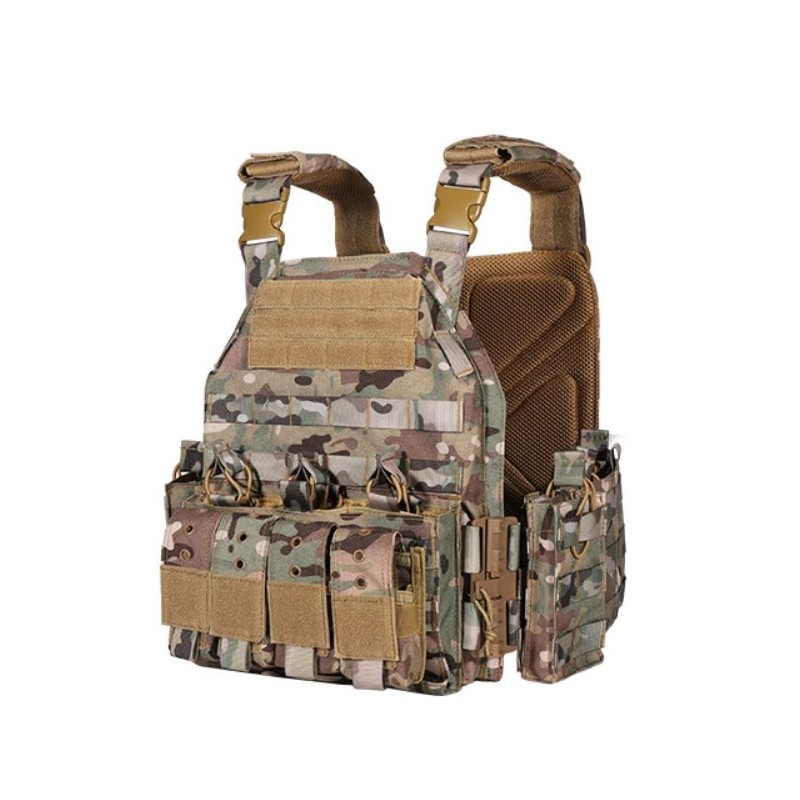 Тактическа жилетка тип Plate Carrier molle (без вложка) multicam