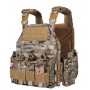 Taktisk vest molle pladebærer type (uden indsats) multicam