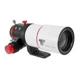 TS Optics PhotoLine 60 mm F/6 FPL-53 APO com focalizador R&P de 2" - Linha Vermelha (SKU: TSAPO60F6RED)