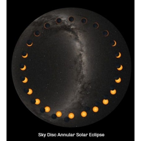 Astrial Annular Solar Eclipse - Sega Toys planetarium disc