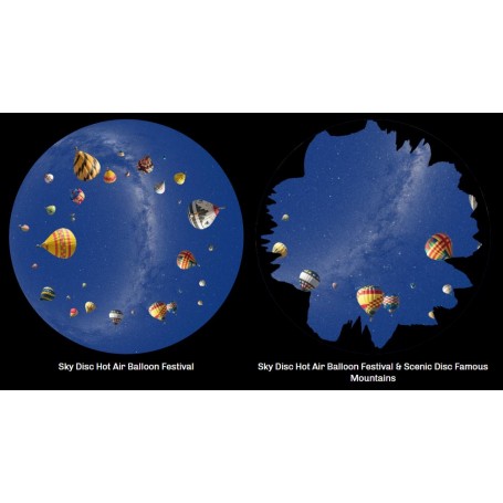Festival de montgolfières astriales et montagnes célèbres - Disque de planétarium Sega Toys