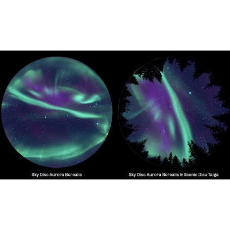 Astrial Aurora Borealis & Taiga - Sega Toys planetarium disc