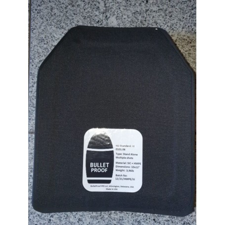 BulletProof PPE Class IV balistic plate/insert