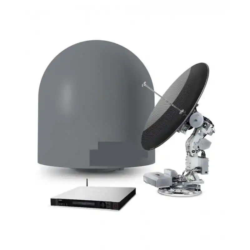 Intellian GX100PM (avec radôme gris) - Terminal Global Xpress de qualité militaire de 1 m