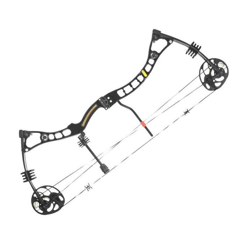 Poe Lang Ek AXIS 2.5 CNC 30-70 lb 32 אינץ' קשת גלגלת שחורה (CO-039BP)