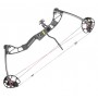 Poe Lang Ek Rex Quad 15–55 фунтов, 28-дюймовый блочный лук, черный (CO-029B)