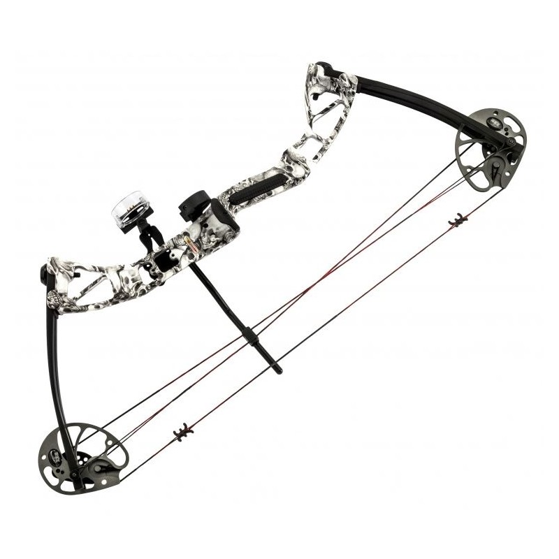 Poe Lang Rex 15-55 lb 28" nơ ròng rọc hình đầu lâu (CO-029M)