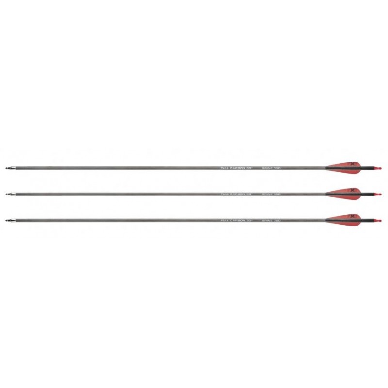 NXG Arrow Fibre Carbon, 30-дюймовые мишени с наконечником стрелы, 350 sp, 3x (2,2353)