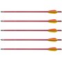 Poe Langi alumiiniumpolt 16'' 5 tk punane (D-018M2)