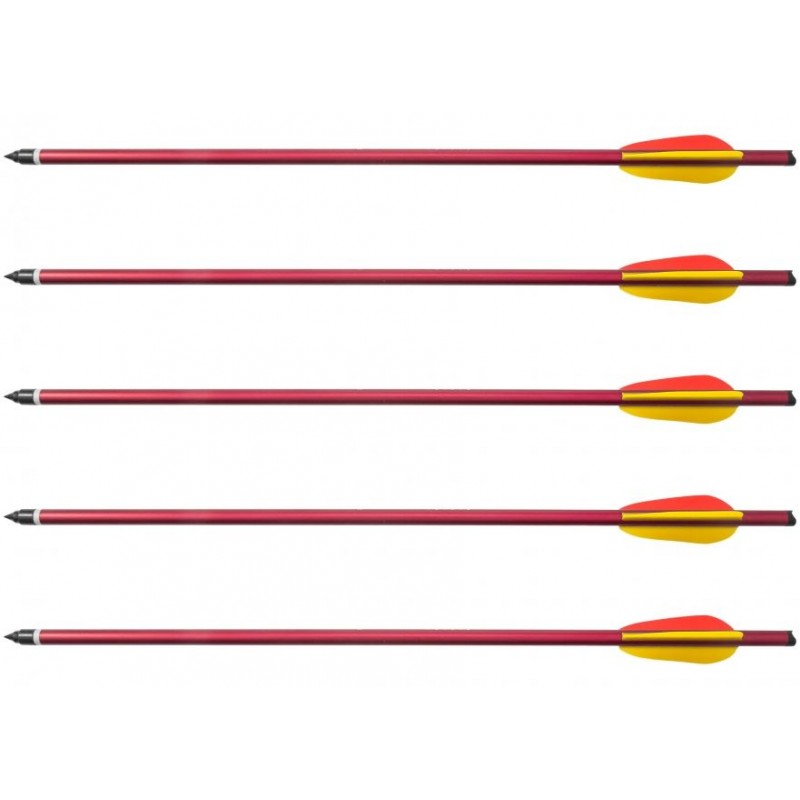 Poe Lang alumínium csavar 16'' 5 db piros (D-018M2)