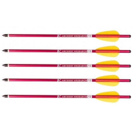 Poe Lang boulon en aluminium 13'' 5 pcs rouge (D-011M-B2)