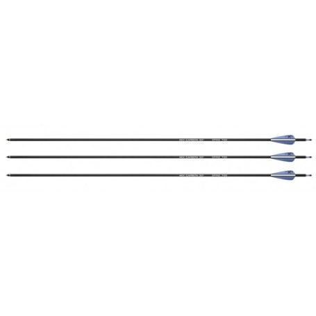 NXG Arrow fiber kolefni 30" arrowhead os markmið, 700 sp,3x (2.2355)
