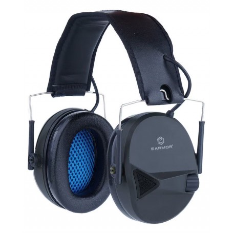 Earmor M30 aktive høreværn - Sort