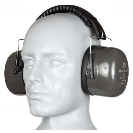 Earmor C7A מגני שמיעה פסיביים - אפור