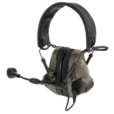 Casque 3M Peltor ComTac XPI avec microphone - Vert