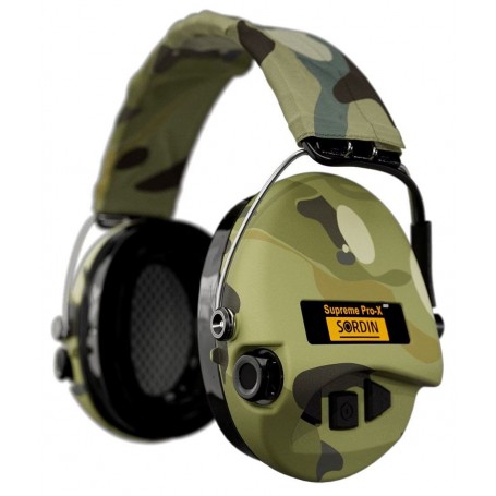 Sordin Supreme Pro-X LED aktiivsed kuulmiskaitsed Camo
