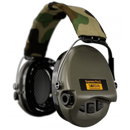 Protezioni acustiche attive Sordin Supreme Pro-X LED verdi