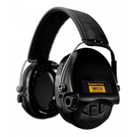Sordin Supreme Pro-X LED Active Hearing Protectors Μαύρο
