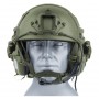 Earmor M32X Mark 3 Active hearing protectors for helmets - Foliage Green