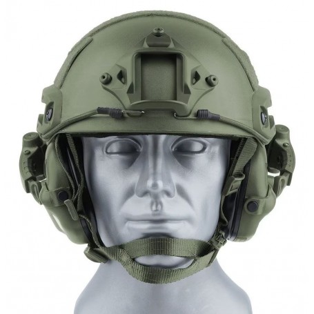 Earmor M31X Mark 3 主動式頭盔聽力保護器 - 葉綠色