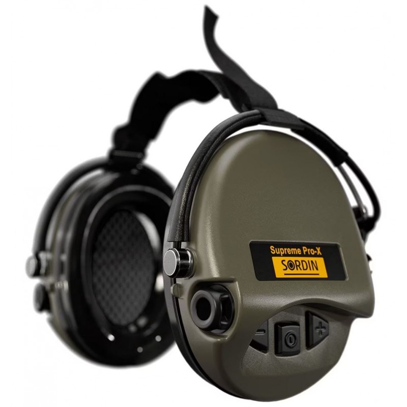 Protectores auditivos activos Sordin Supreme Pro-X Gel Neckband - Verde