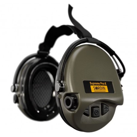 Sordin Supreme Pro-X Neckband Ενεργά Προστατευτικά Ακοής Πράσινα