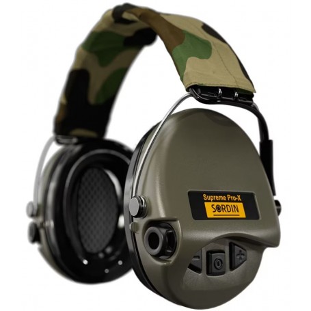 Sordin Supreme Pro-X Active Hearing Protector - สีเขียว