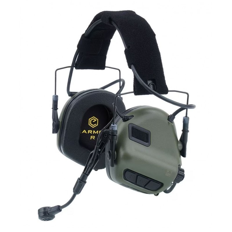 Earmor M32 MK.3 Mil-71H-FG 액티브 청력 보호구 - 폴리지 그린