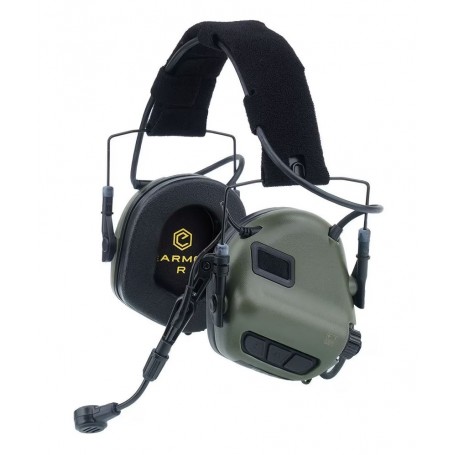 Earmor M32 MK.3 Mil-71H-FG Protections auditives actives - Vert Feuillage
