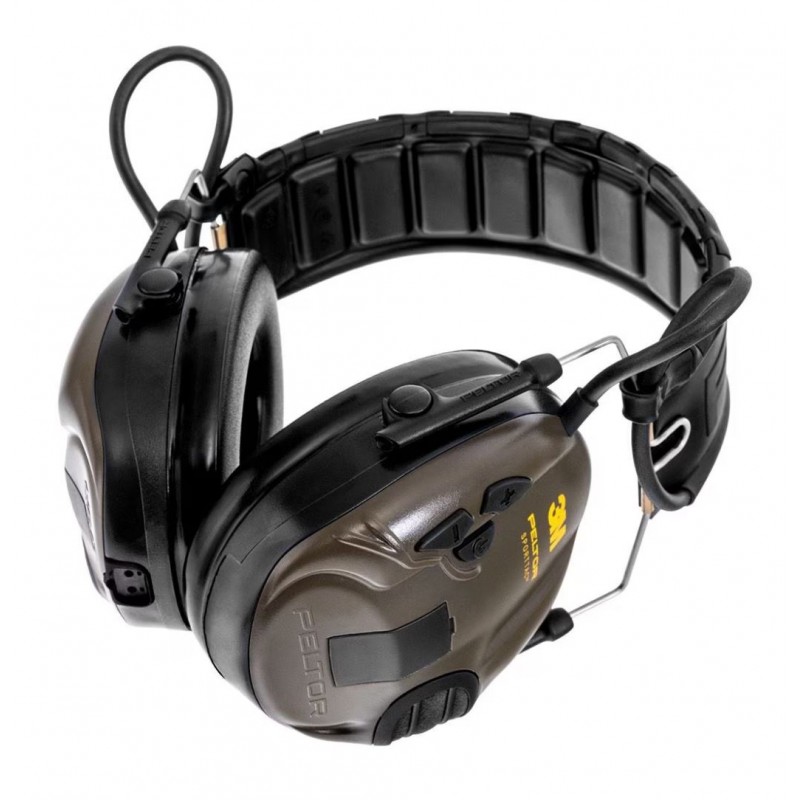 3M Peltor SportTac Active Hearing Protector - มะกอก/ส้ม
