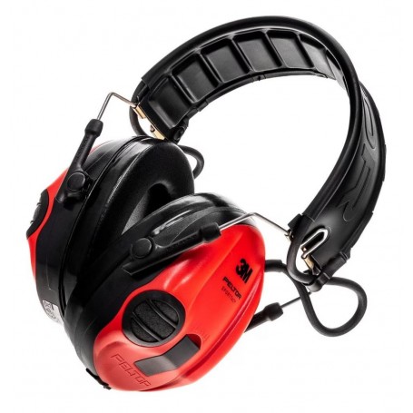 محافظ های شنوایی فعال 3M Peltor SportTac - قرمز/مشکی