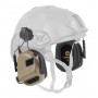 Earmor M31H Protezioni acustiche attive per caschi FAST MT - Coyote Tan