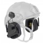 Earmor M31H アクティブ聴覚プロテクター ヘルメット用 FAST MT - ブラック