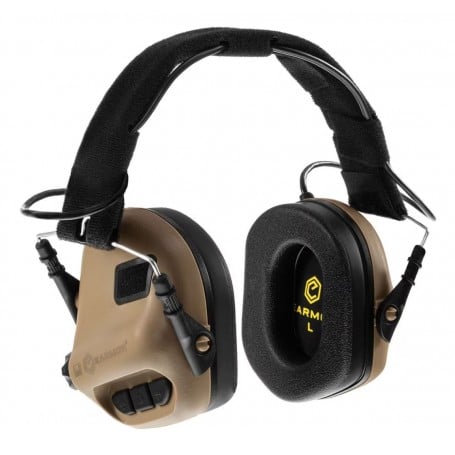 Protecteurs auditifs actifs Earmor M31 - Coyote Tan