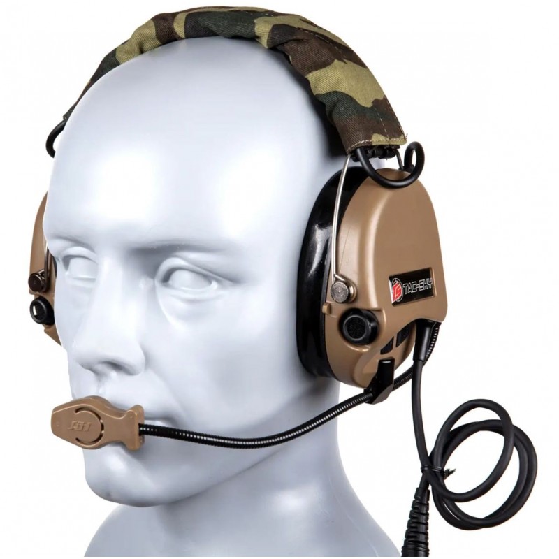 Tac-Sky Sordin ヘッドセット - フラット ダーク アース