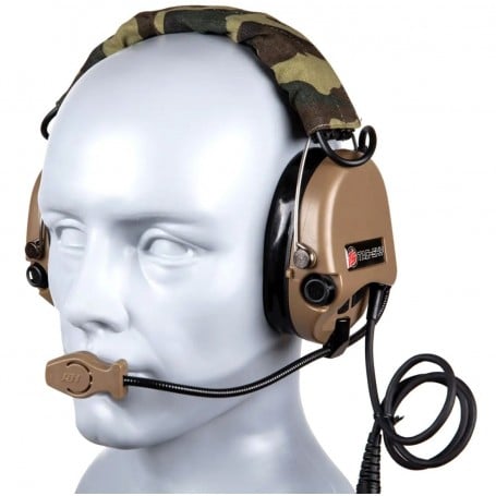 Casque Tac-Sky Sordin - Terre Sombre Plate