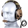 Tac-Sky Sordin Headset - Lapos, sötét föld
