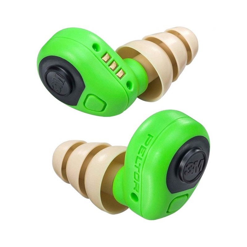 אטמי אוזניים אקטיביים אלקטרוניים 3M Peltor EEP-100 - ירוקים