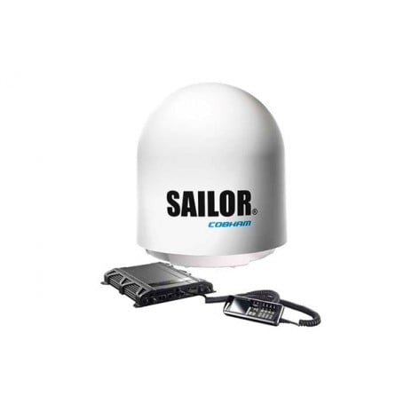 SAILOR 500 FleetBroadband في رف مقاس 19 بوصة