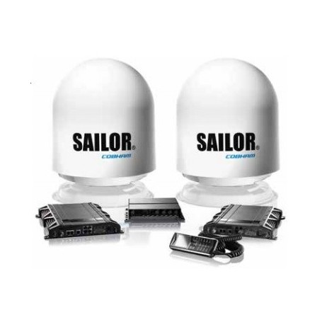 SAILOR 500 FleetBroadband - Bộ điều khiển ăng ten kép (DACU) Giá đỡ 19 "