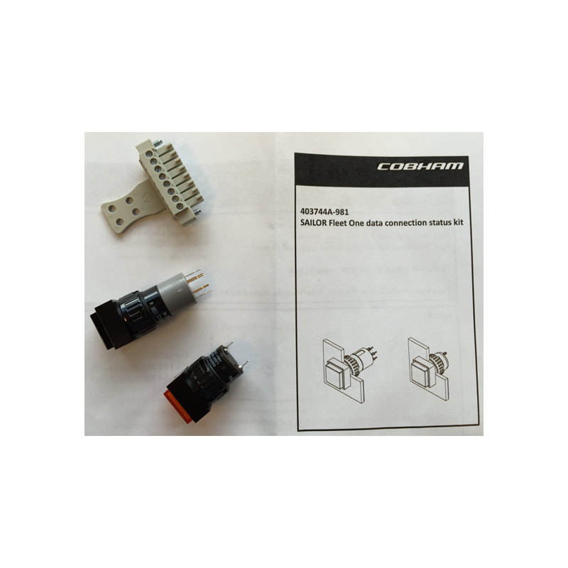 SAILOR Fleet One data connection status kit
