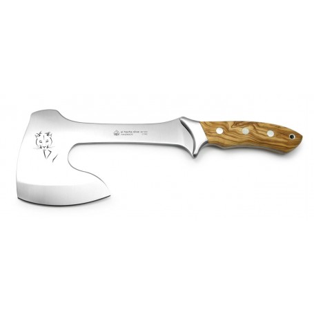 Ascia Puma IP el hacha oliva, con testa puma laserata 821000