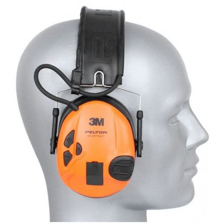 3M Peltor SportTac aktív fülvédők - zöld/narancs