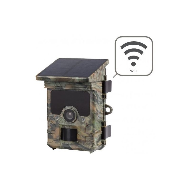 Num'axes PIE1060 kamera za stazu, Wi-Fi funkcija, ugrađeni solarni panel