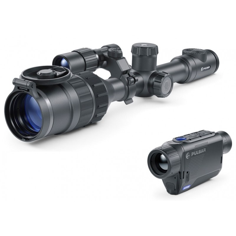 Pulsar Digex C50 X850S Digital Day/Night Vision Riflescope + Pulsar Axion XM30F Thermal Imaging Monocular 76635L/77473